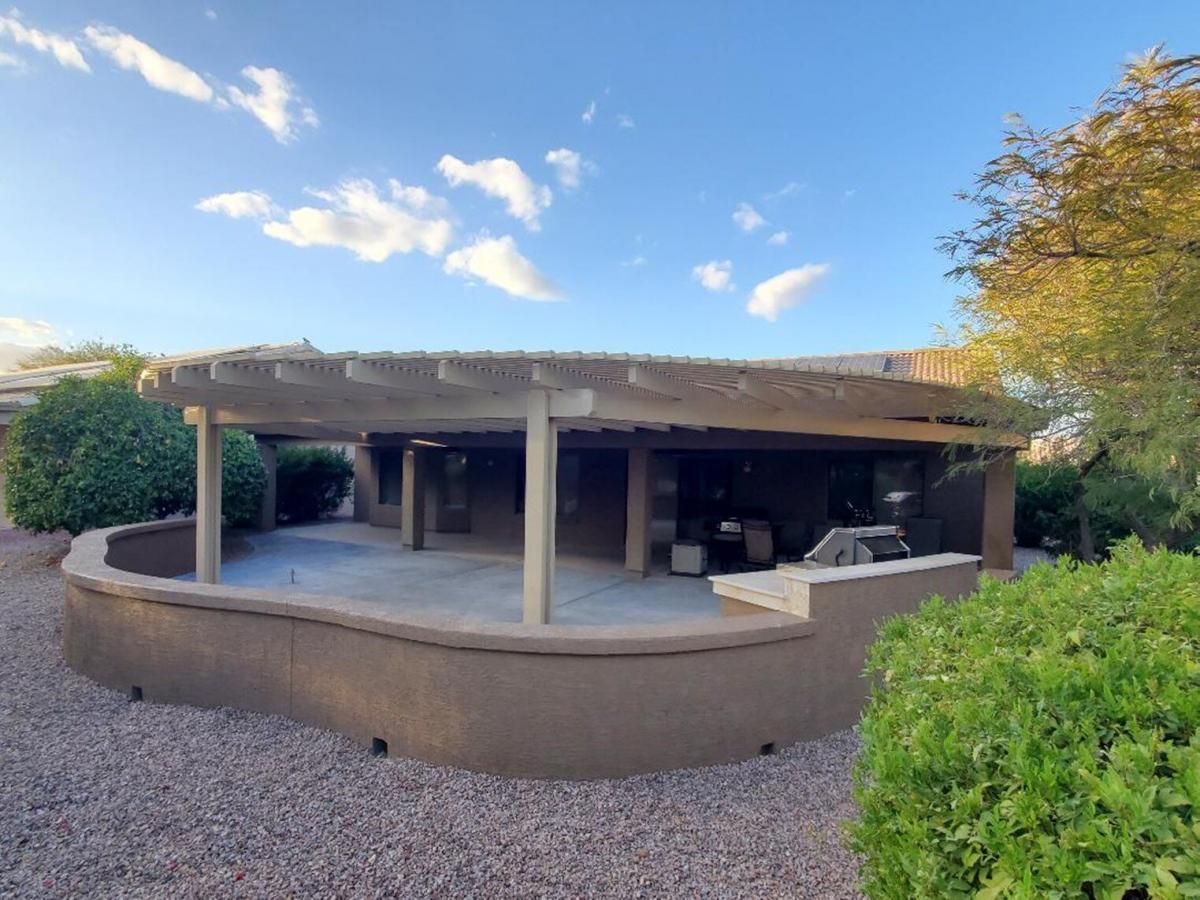 Goodyear Patio Covers Side View Arizona Rain Gutters & Shade Experts