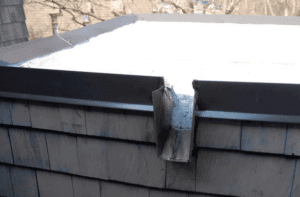 scupper gutters and downspouts