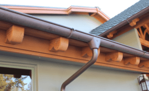 copper rain gutters
